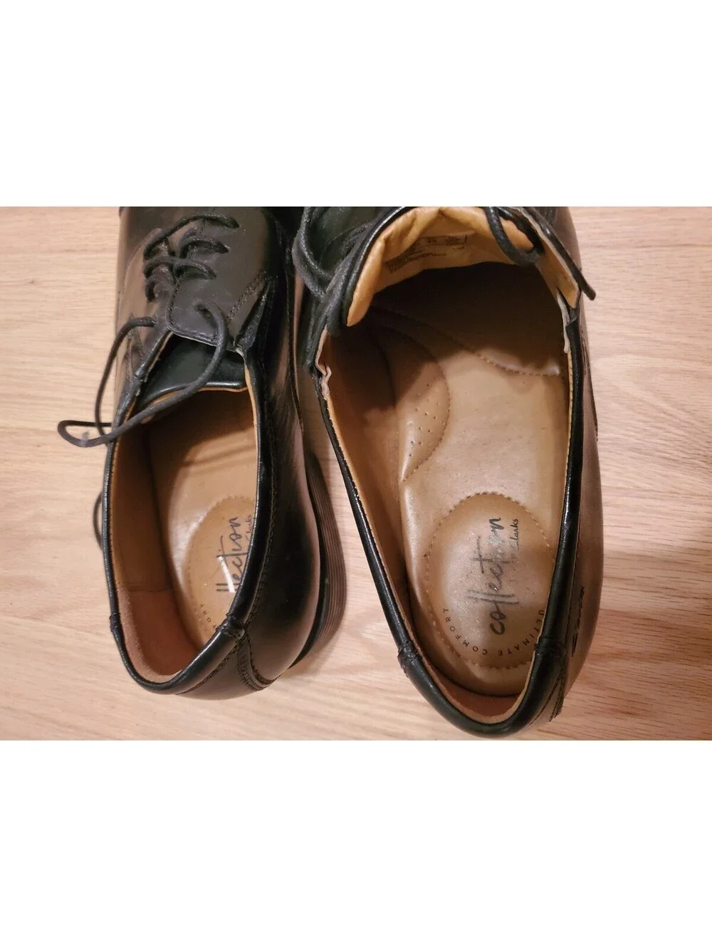 Clarks Men's Black Dress Shoes Size 11.5 US